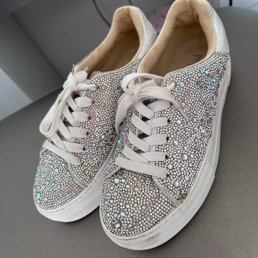 Betsey Johnson gem tennis shoes
